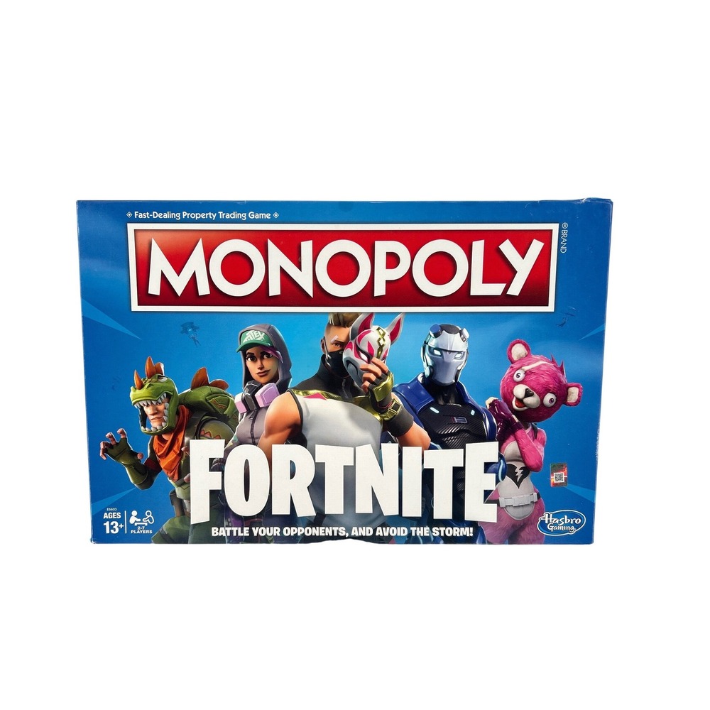 Monopoly Fortnite Edition Board Game Hasbro Gaming E6603 Ages 13+ 2-7 Players